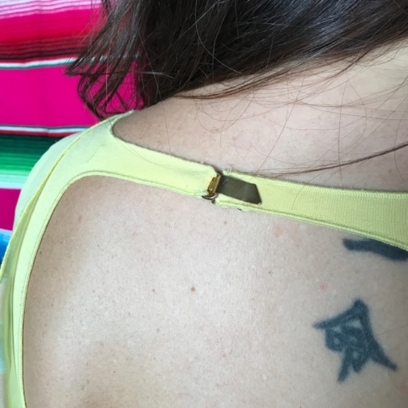 Zara Dress w Sheer Overlay Open Back Cutout Buckle - Picture 4 of 8